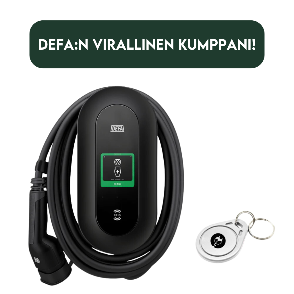 DEFA Power 22kW, 6m Type-2, Pörssisähkö
